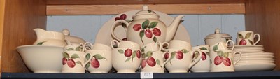 Lot 621 - An Emma Bridgewater Red Plum pattern dinner/tea service, printed marks, comprising tureen and...