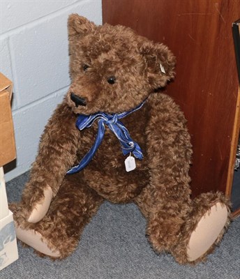 Lot 634 - A large brown Steiff collectors club bear