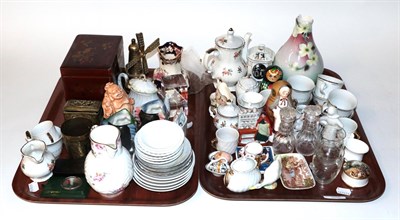 Lot 723 - A group of various ceramics including Masons jug, Coalport miniature tea cup and saucer, Crown...