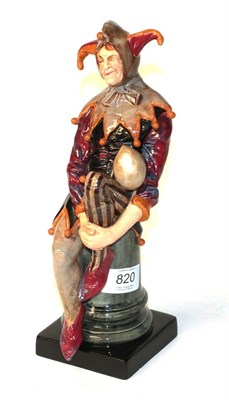 Lot 820 - A Royal Doulton figure ''The Jester'' HN1702