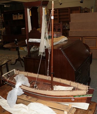 Lot 900 - A scale model of a South East Asian sail boat