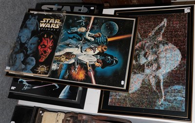 Lot 902 - Star Wars Posters Yoda - Jedi Master, Darth Vader, reproduction Star Wars film and Force...