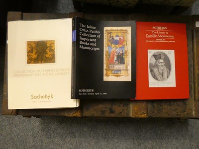 Lot 927 - Large quantity of auction catalogues, including Sotherbys mostly relating to books 'The library...