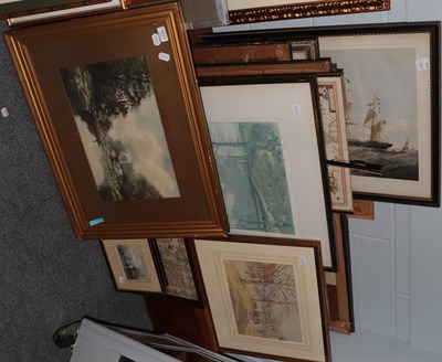 Lot 1011 - A large quantity of pictures, prints and engravings, to include after Lionel Edwards, signed print