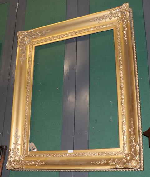 Lot 1088 - A 19th century gilt and gesso frame 122cm by 100cm