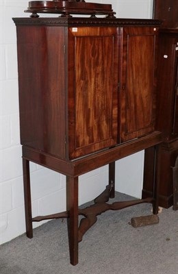 Lot 1455 - A mahogany drinks cabinet