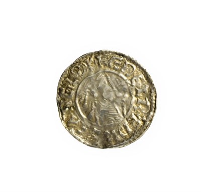 Lot 2002 - Aethelred II Silver Penny, Second Hand Type, Winchester Mint, BYRHMAER MO PINT; obv. diademed...