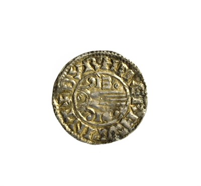 Lot 2002 - Aethelred II Silver Penny, Second Hand Type, Winchester Mint, BYRHMAER MO PINT; obv. diademed...