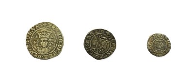 Lot 2022 - Henry VI (First Reign) Halfgroat Calais Mint, annulets at neck, no annulets on rev, mm. plain...