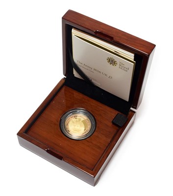 Lot 2085 - Gold Proof £2 2016 'First World War - The Army,' edge inscription: 'FOR KING AND COUNTRY,'...