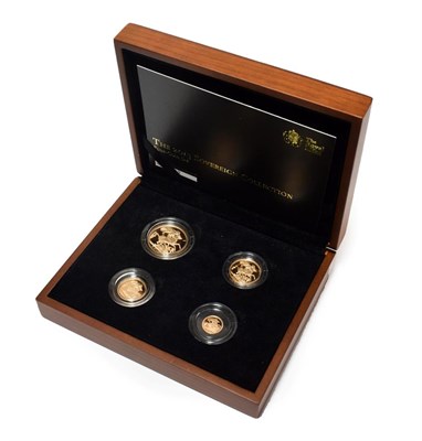 Lot 2093 - 'The 2013 Sovereign Collection,' a 4-coin gold proof set comprising: double sovereign,...