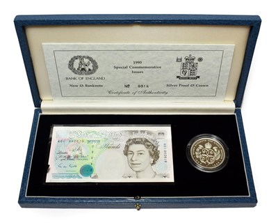 Lot 2122 - A Special Commemorative Set Issued by the Bank of England & the Royal Mint comprising: one of...