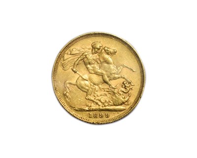 Lot 2128 - Victoria Sovereign 1899, light contact marks & minor rev. rim imperfections, Fine/AVF