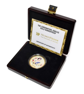 Lot 2150 - Elizabeth II, Gold Proof Commemorative Medallion 2013 '60th Anniversary of the Coronation'...