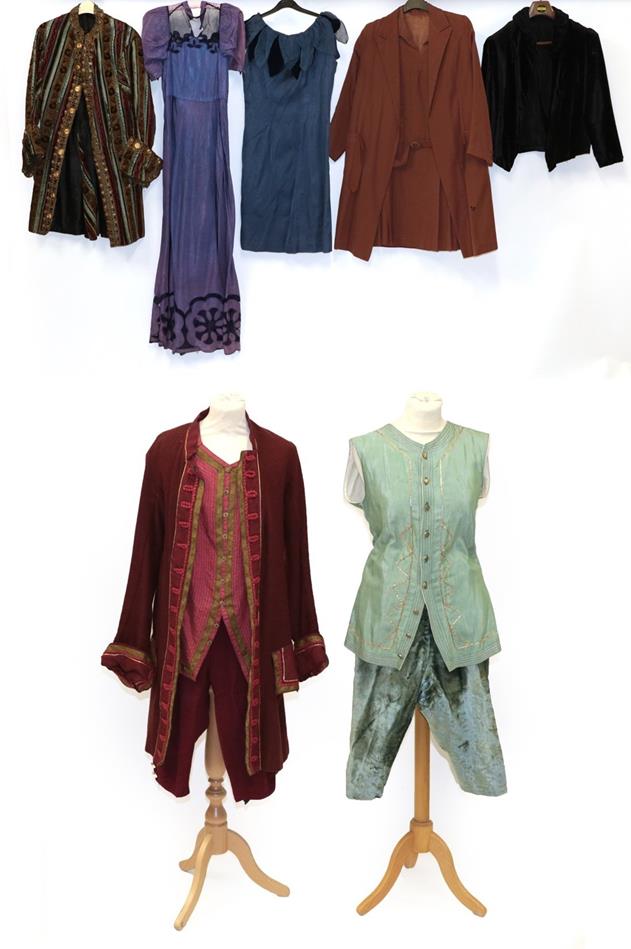 Lot 2012 - Assorted 20th Century Costume and Theatrical Dress, comprising a black velvet evening jacket...