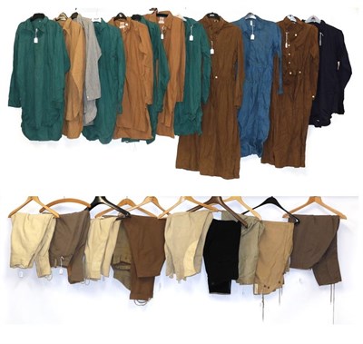 Lot 2030 - Assorted Mid 20th Century Breeches and Work Smocks, including A & J Lambert Edinburgh dated...