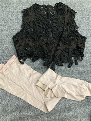 Lot 2032 - Assorted Early 20th Century Costume Accessories, comprising silk lingerie, night dresses, white...