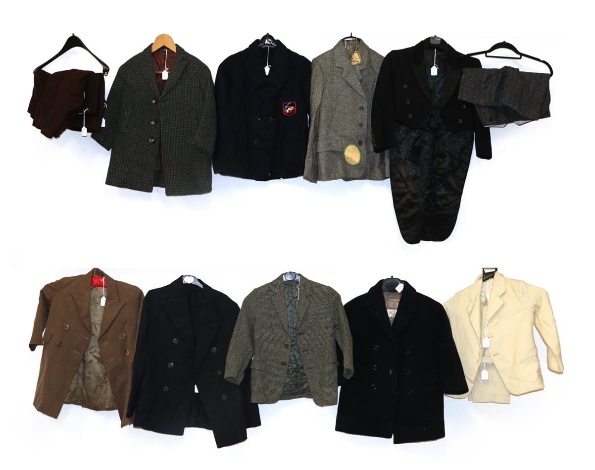 Lot 2035 - Assorted Early 20th Century Boys' Clothing, comprising a Rawcliffes of Leeds brown double...