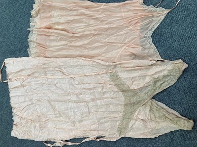 Lot 2036 - Circa 1920's and Later Lingerie and Night Wear, including three similar quilted bed jackets...