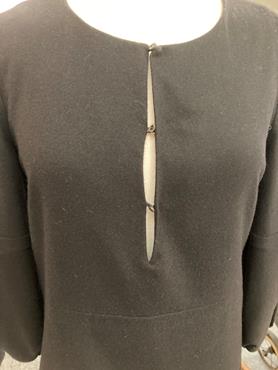 Lot 2069 - Assorted Items of Chloe Clothing, comprising a black wool tunic with V neck and button...