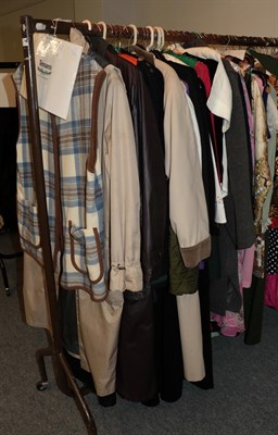 Lot 2202 - Assorted modern ladies clothing including Caroline Charles evening dresses, Zandra Rhodes, Four...