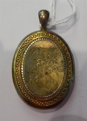 Lot 55 - Four Victorian lockets including an oval locket with a star motif formed of an emerald and...