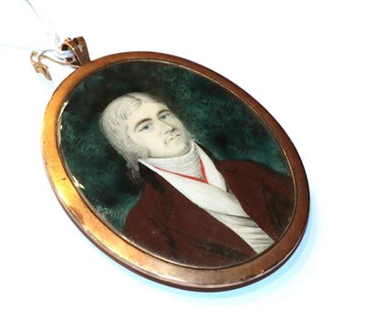 Lot 70 - An early 19th century miniature of a gentleman