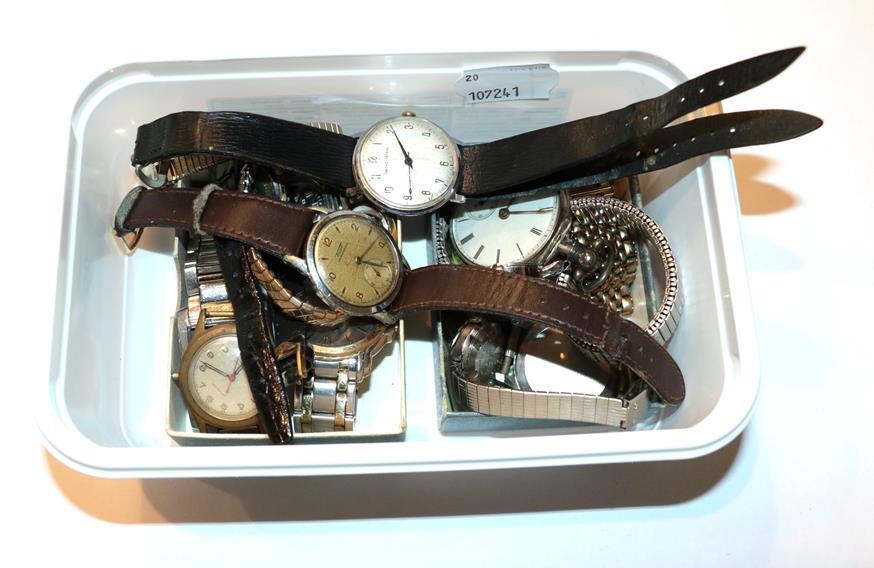 Lot 88 - A group of wristwatches including Tissot, Seiko etc