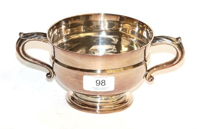 Lot 98 - A George V silver bowl, maker's mark rubbed, London, 1920, retailed by Mappin and Webb,...