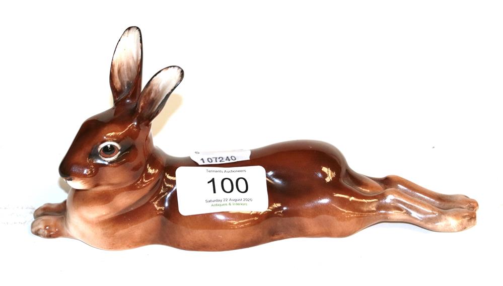 Lot 100 - A Royal Doulton rabbit, numbered 2593