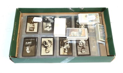 Lot 120 - Player's Cigarettes:- Cricketers 1938, set of fifty; Major Drapkin & Co, Celebrities of WWI, set of