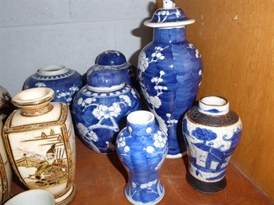 Lot 149 - A selection of 20th century Oriental, Japanese and Chinese vases, hand mirrors, ginger jars and...