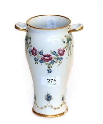 Lot 275 - A James Macintyre William Moorcroft twin-handled vase (chipped footrim)