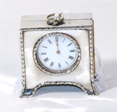 Lot 368 - A silver case pocket watch