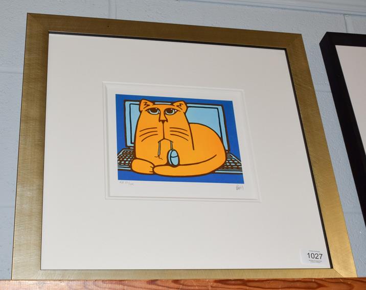 Lot 1027 - Bruce Mckay (Contemporary) Canadian ''Mouser'' Signed and numbered A/P 23/49, giclee print,...