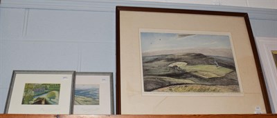 Lot 1029 - Piers Browne (b.1942) ''Haytime at Comply Green, Wensleydale''  Signed and inscribed, artists proof