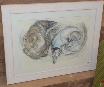 Lot 1057 - Shirley Fraser (Contemporary) ''Bonnie and Cassie'' Signed, inscribed and dated (20)05,...