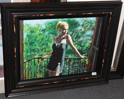 Lot 1078 - Fabien Perez (b.1952) Argentinean ''Sally in the Sun'' Signed and numbered 86/95, giclee print,...
