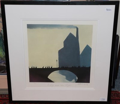 Lot 1125 - After Mackenzie Thorpe, (b.1956) ''Long was the Night'' Signed, inscribed and numbered 76/850,...