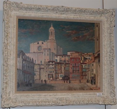 Lot 1129 - Grainger Smith RA (1892-1961) ''Gerona'' Signed, oil on panel  Provenance: The Titus Gallery...