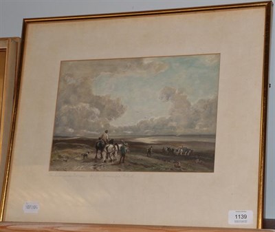 Lot 1139 - William Manners RBA  River Lune Estuary Signed, inscribed to mount, watercolour