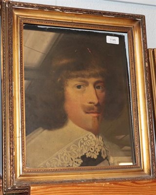 Lot 1145 - After Sir Anthony Van Dyck  Portrait of a Gentleman, head and shoulders wearing a lace trimmed...