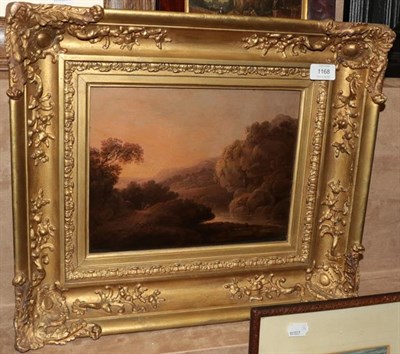 Lot 1168 - Attributed to Charles Henry Schwanfelder (1774-1837)  ''View on the Wharfe'' Oil on panel,...
