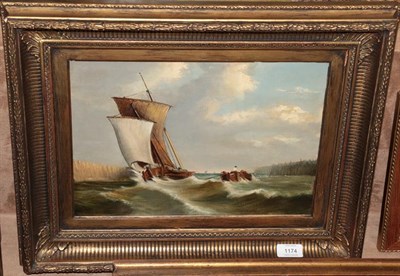 Lot 1174 - Follower of Clarkson Stanfield (1793-1867) ''Return to port'' Monogrammed and dated 1880,...