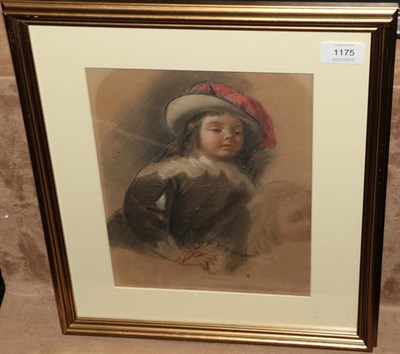 Lot 1175 - Frederick Goodall RA (1822-1904) Study of child of Charles I and Queen Henrietta Maria  Signed,...