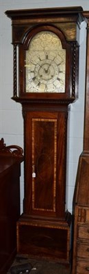 Lot 1234 - A Scottish mahogany eight day longcase clock, signed John Jamieson, Hamilton, Fecit, late 18th...