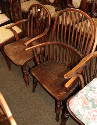 Lot 1310 - A 19th century Windsor chair and another similar (2)