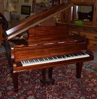 Lot 1383 - A Roger's of London mahogany baby grand piano, early 20th century