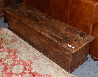 Lot 1447 - An elm sword chest