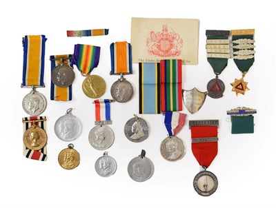 Lot 4 - A First World War Pair, comprising British War Medal and Victory Medal, awarded to 133905...